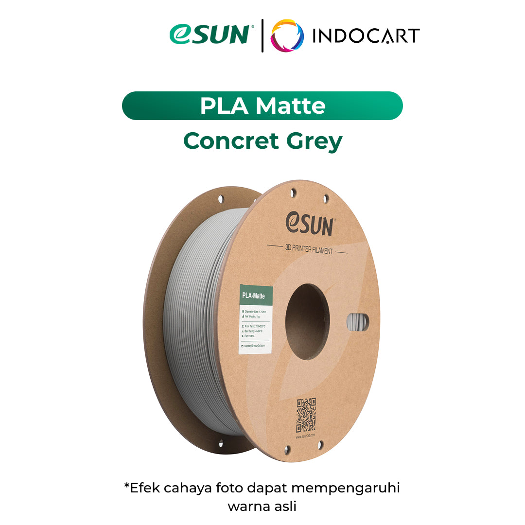 3D Printer Filament eSUN PLA Matte Surface Smooth Effect 1.75mm 1kg