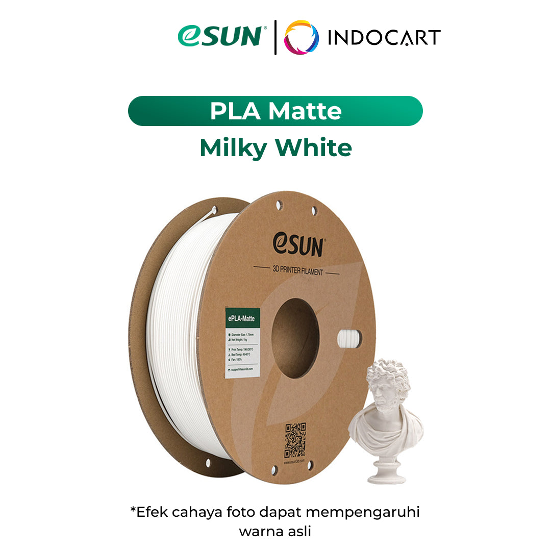 3D Printer Filament eSUN PLA Matte Surface Smooth Effect 1.75mm 1kg