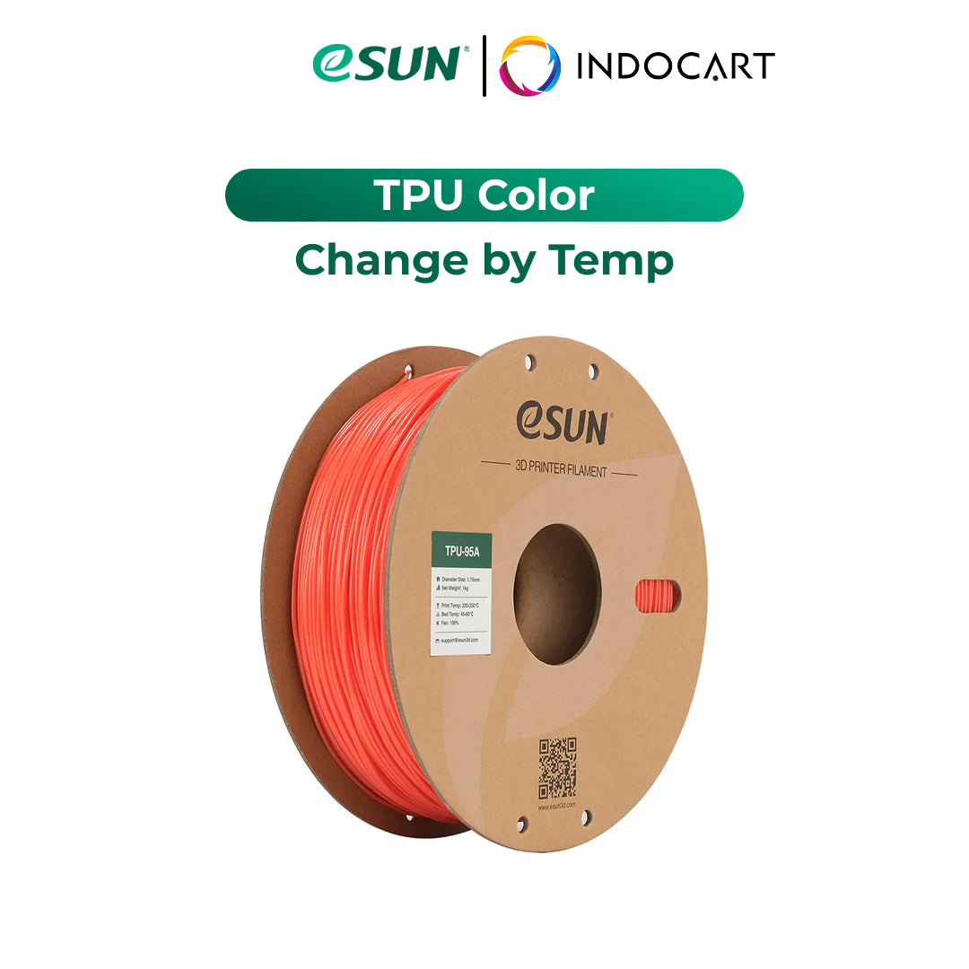3D Printer Filament eSUN TPU Color Change by Temperature 1.75mm 1Kg