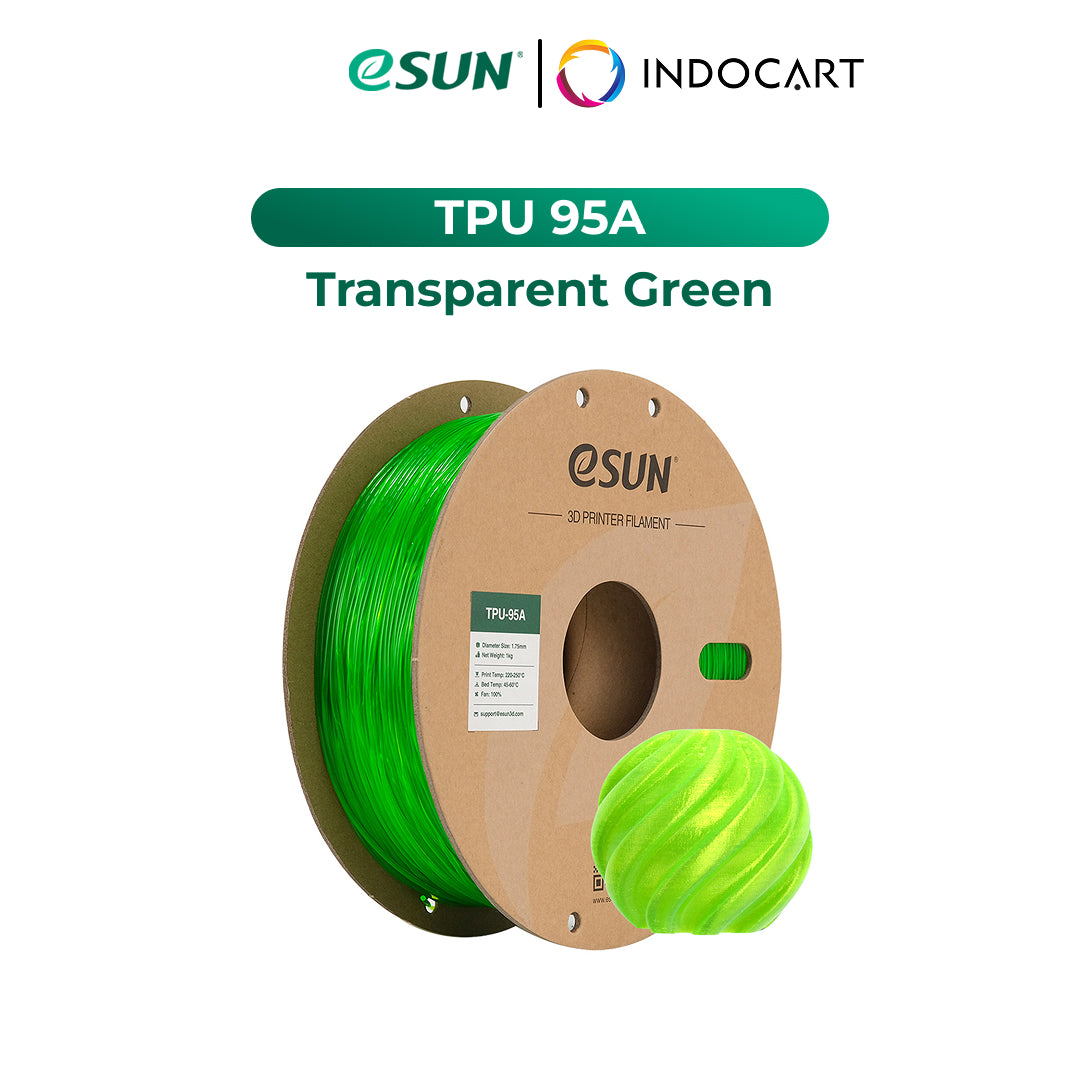 3D Printer Filament eSUN Elastic TPU-95A Complex and Accurate Elastomer Parts 1.75mm 1Kg