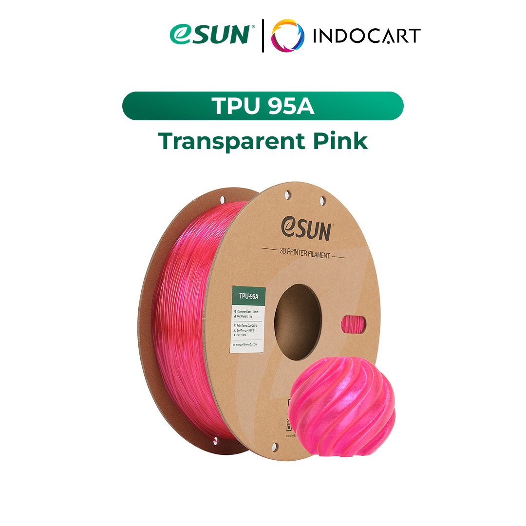 3D Printer Filament eSUN Elastic TPU-95A Complex and Accurate Elastomer Parts 1.75mm 1Kg