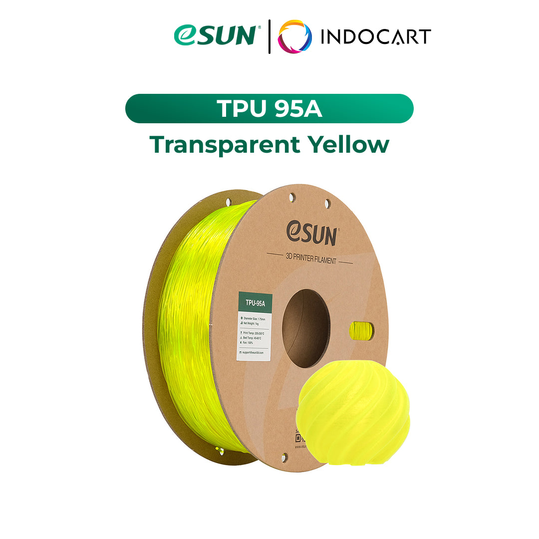 3D Printer Filament eSUN Elastic TPU-95A Complex and Accurate Elastomer Parts 1.75mm 1Kg