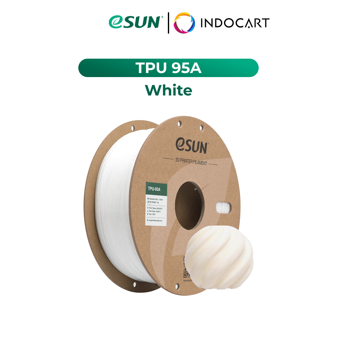 3D Printer Filament eSUN Elastic TPU-95A Complex and Accurate Elastomer Parts 1.75mm 1Kg
