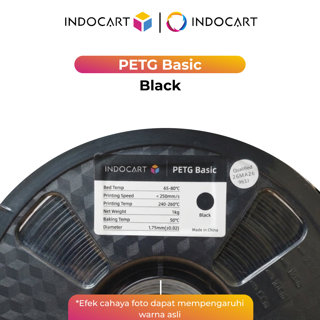 3D Printer Filament IndoCart PETG Basic Durable and High Impact Filament 1.75mm 1Kg