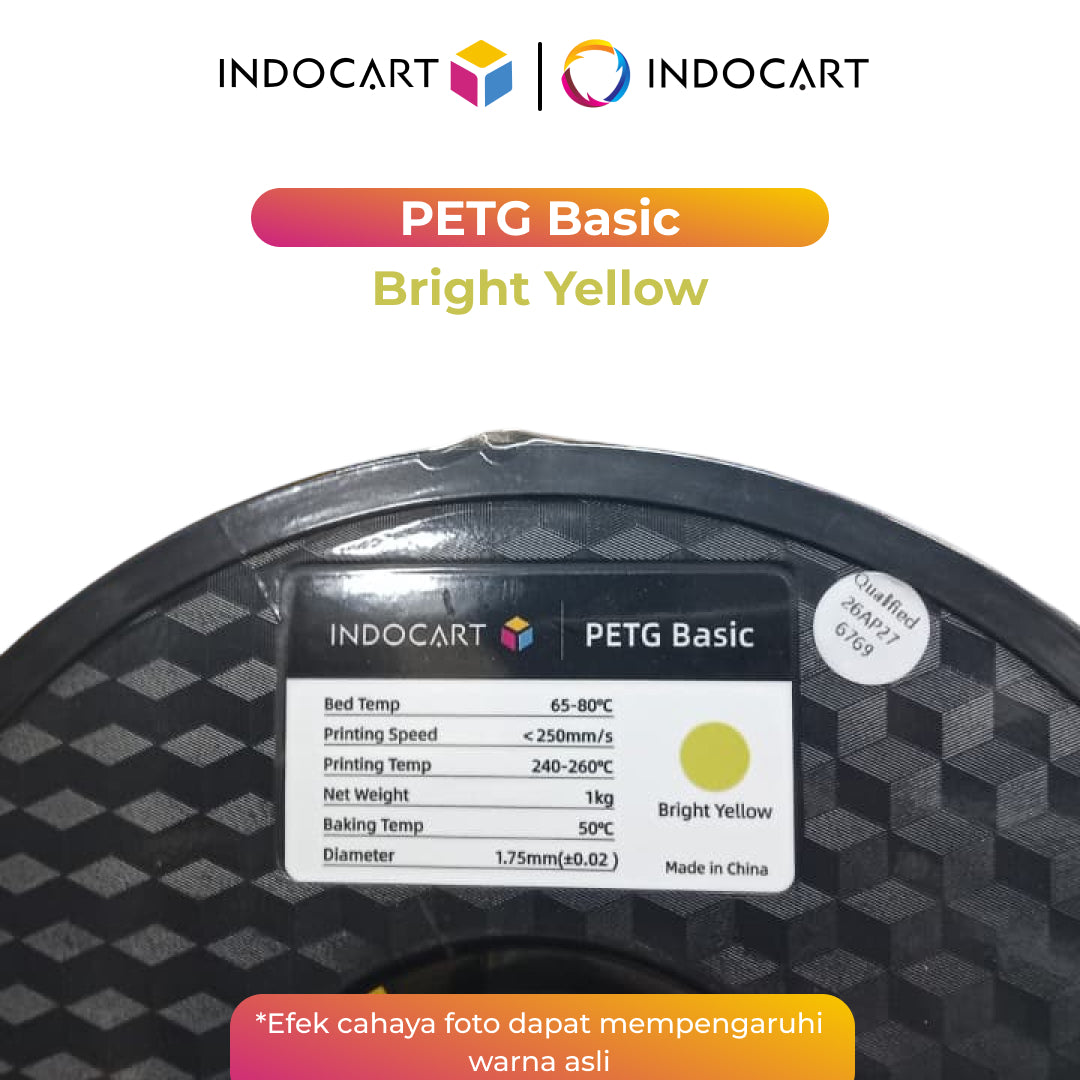 3D Printer Filament IndoCart PETG Basic Durable and High Impact Filament 1.75mm 1Kg