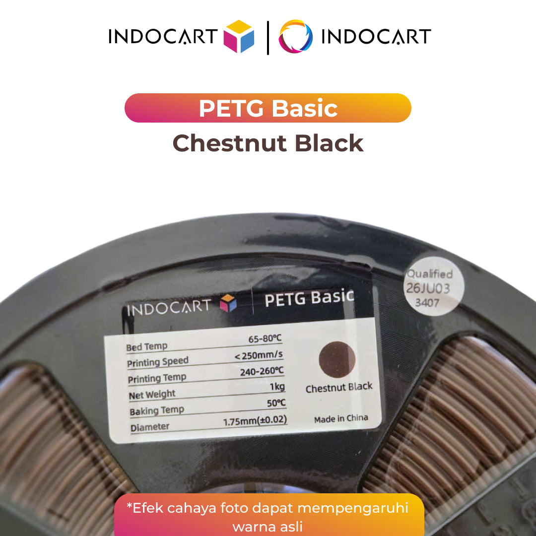 3D Printer Filament IndoCart PETG Basic Durable and High Impact Filament 1.75mm 1Kg