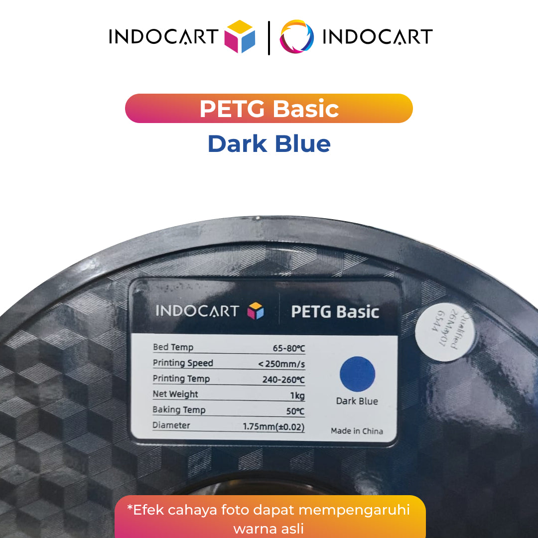 3D Printer Filament IndoCart PETG Basic Durable and High Impact Filament 1.75mm 1Kg