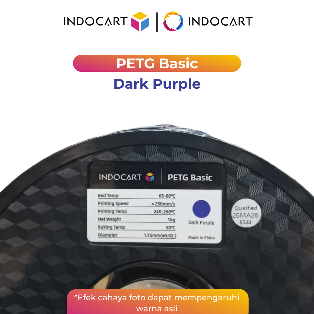 3D Printer Filament IndoCart PETG Basic Durable and High Impact Filament 1.75mm 1Kg