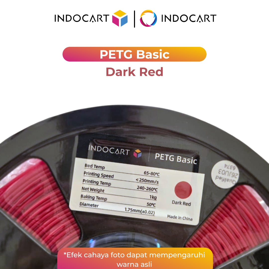 3D Printer Filament IndoCart PETG Basic Durable and High Impact Filament 1.75mm 1Kg
