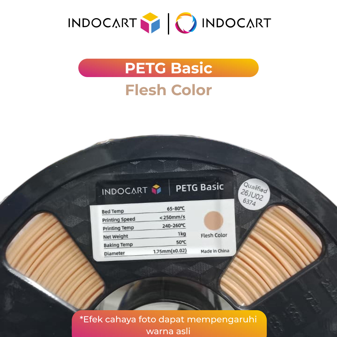 3D Printer Filament IndoCart PETG Basic Durable and High Impact Filament 1.75mm 1Kg