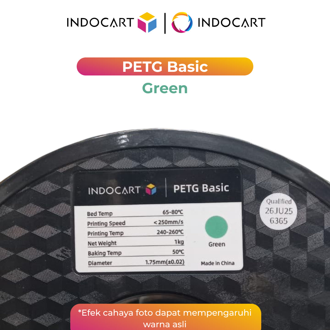 3D Printer Filament IndoCart PETG Basic Durable and High Impact Filament 1.75mm 1Kg