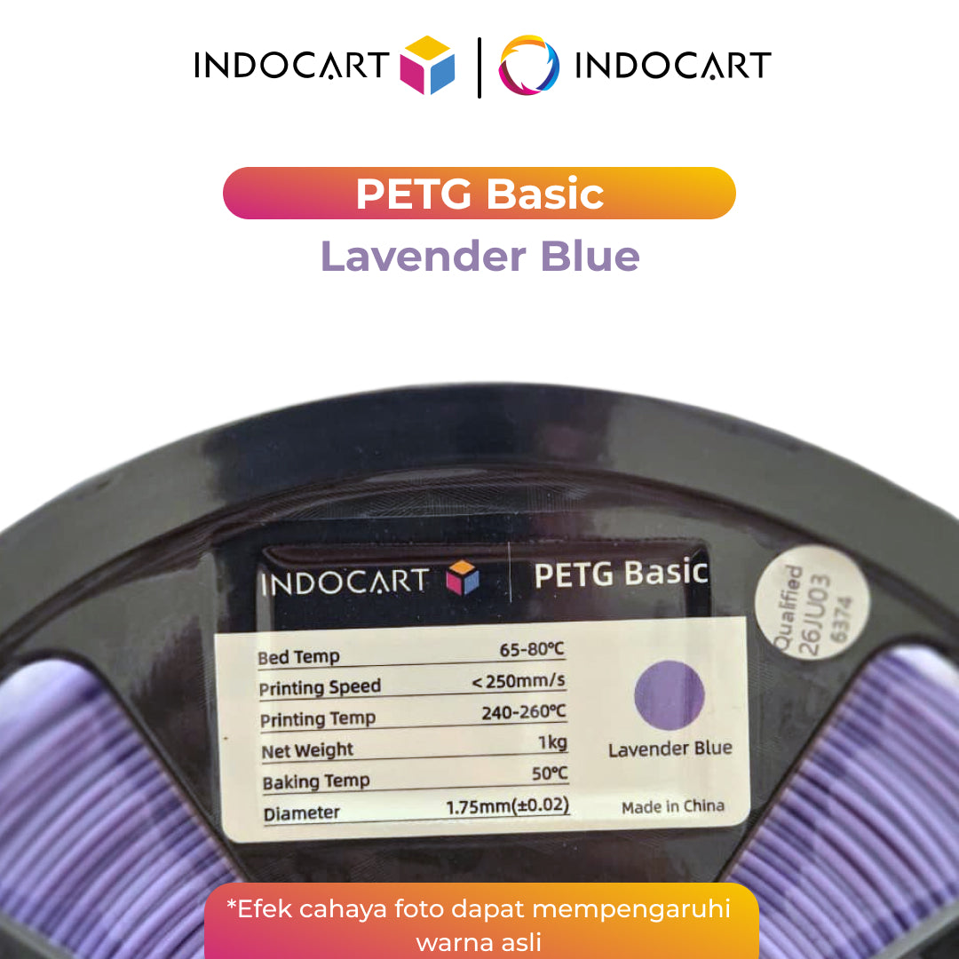 3D Printer Filament IndoCart PETG Basic Durable and High Impact Filament 1.75mm 1Kg