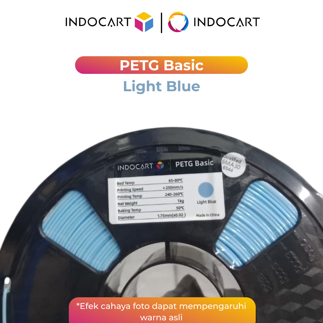 3D Printer Filament IndoCart PETG Basic Durable and High Impact Filament 1.75mm 1Kg