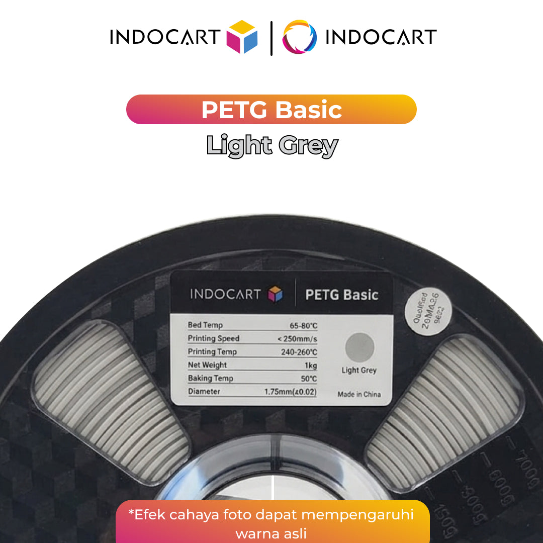 3D Printer Filament IndoCart PETG Basic Durable and High Impact Filament 1.75mm 1Kg