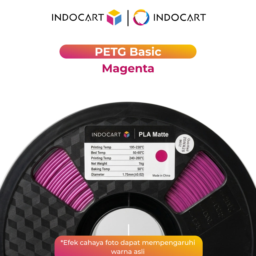 3D Printer Filament IndoCart PETG Basic Durable and High Impact Filament 1.75mm 1Kg