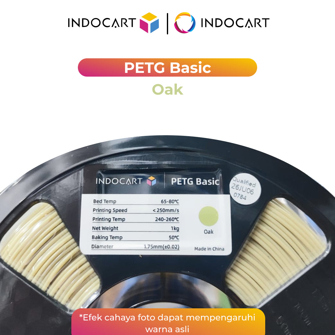 3D Printer Filament IndoCart PETG Basic Durable and High Impact Filament 1.75mm 1Kg