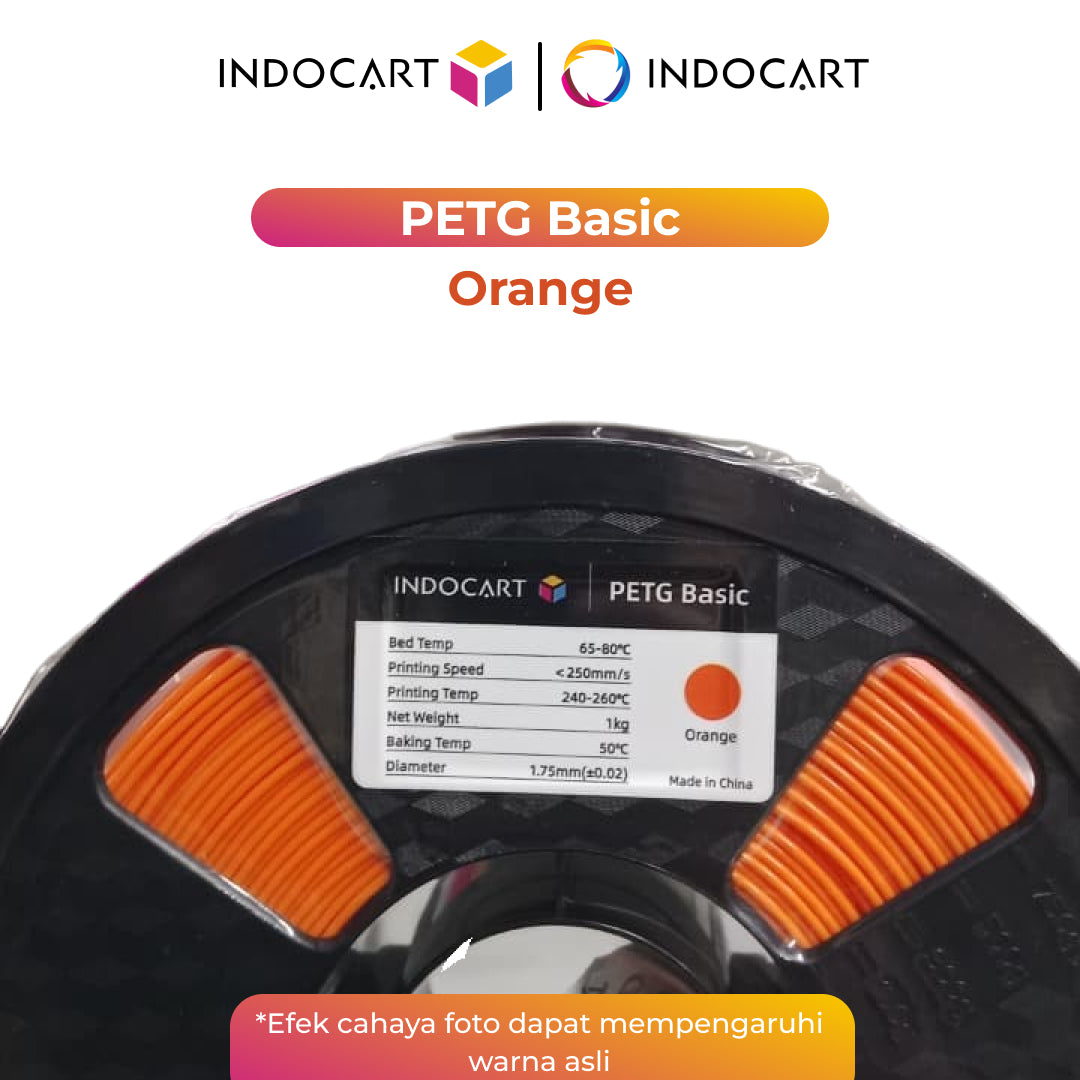 3D Printer Filament IndoCart PETG Basic Durable and High Impact Filament 1.75mm 1Kg