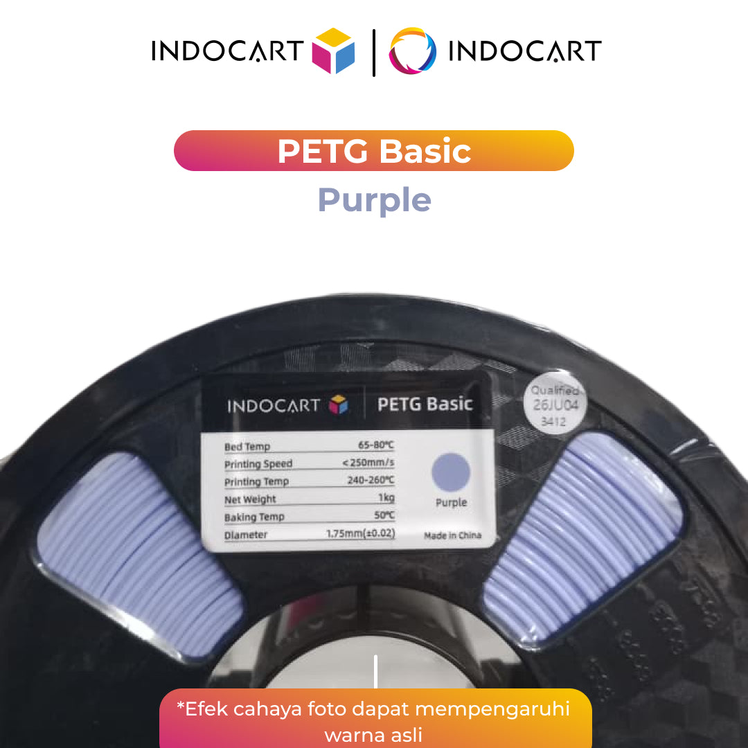 3D Printer Filament IndoCart PETG Basic Durable and High Impact Filament 1.75mm 1Kg