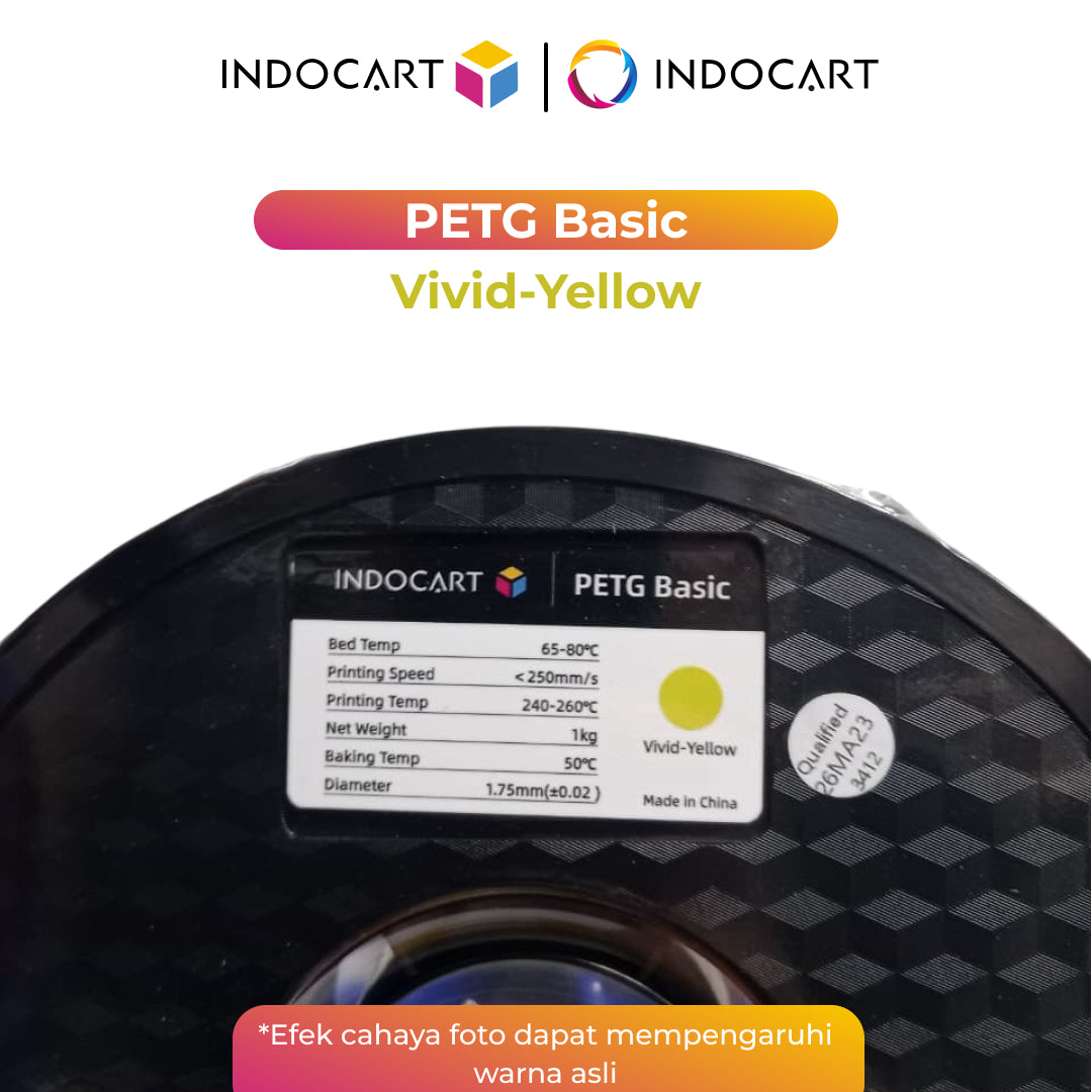 3D Printer Filament IndoCart PETG Basic Durable and High Impact Filament 1.75mm 1Kg