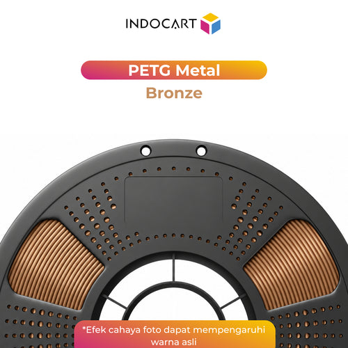 3D Printer Filament IndoCart PETG Metal Look Finished Durable High Impact 1.75mm 1Kg