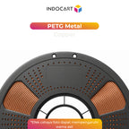3D Printer Filament IndoCart PETG Metal Look Finished Durable High Impact 1.75mm 1Kg