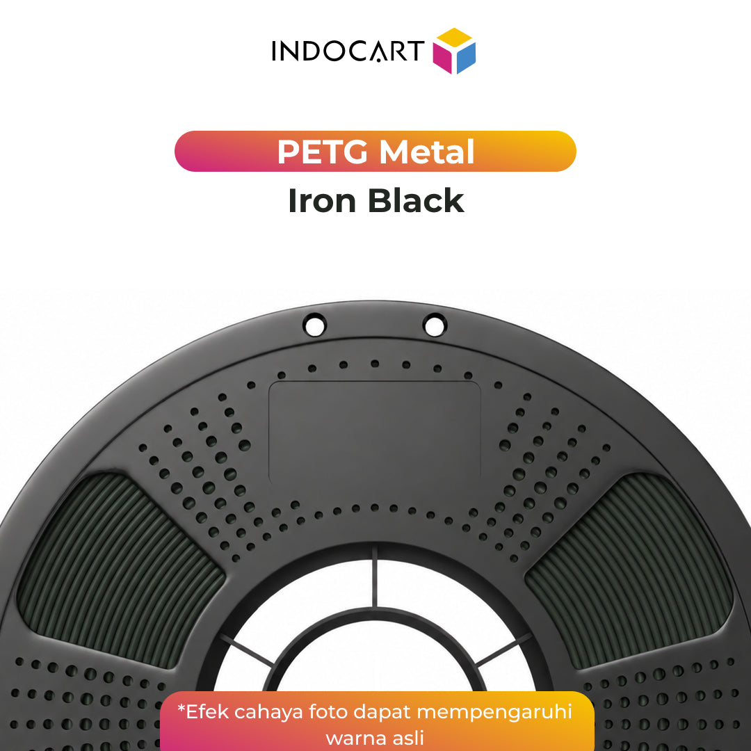 3D Printer Filament IndoCart PETG Metal Look Finished Durable High Impact 1.75mm 1Kg