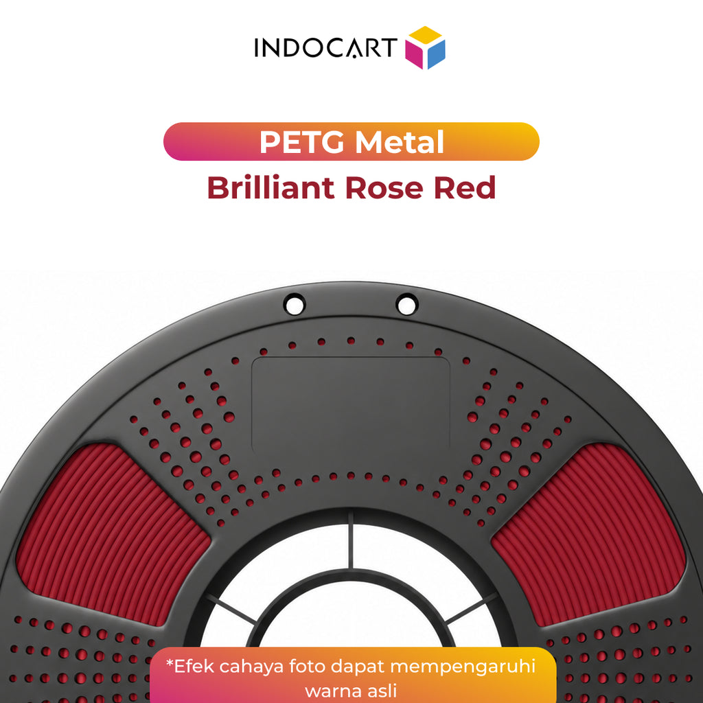 3D Printer Filament IndoCart PETG Metal Look Finished Durable High Impact 1.75mm 1Kg