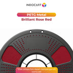 3D Printer Filament IndoCart PETG Metal Look Finished Durable High Impact 1.75mm 1Kg