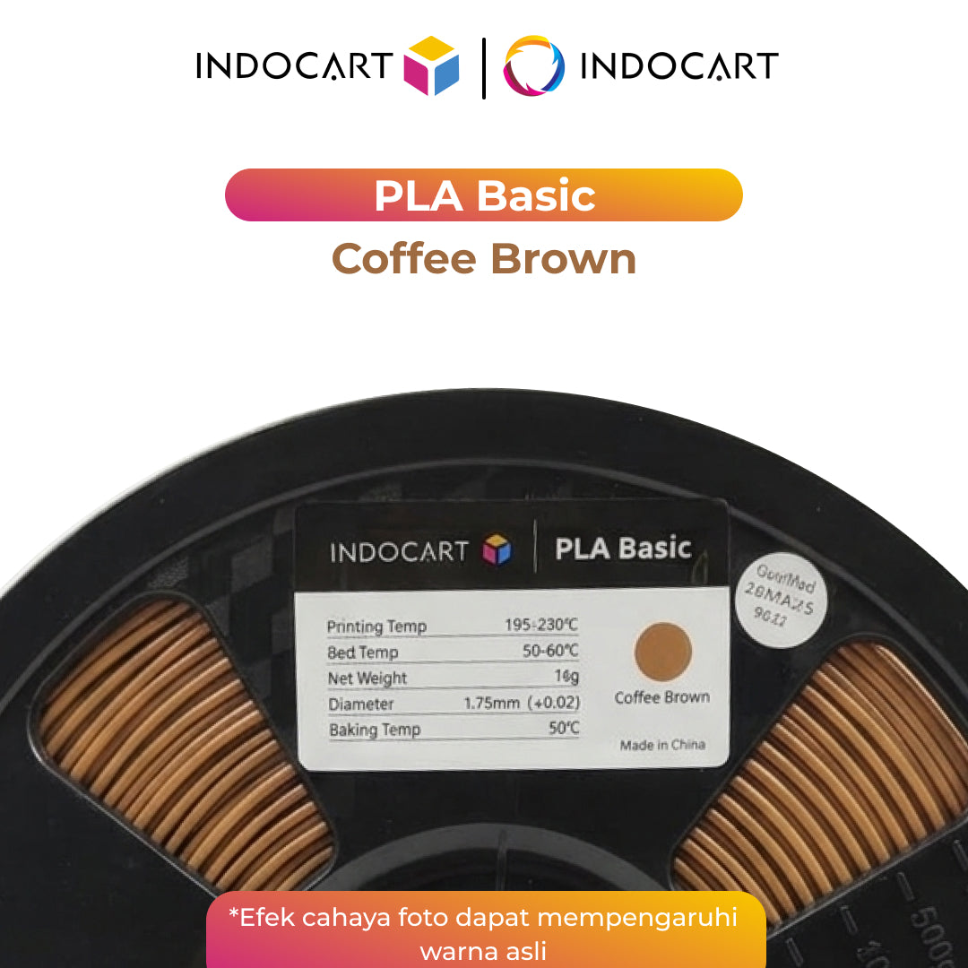 3D Printer Filament IndoCart PLA Basic Easy To Print Filament 1.75mm 1Kg