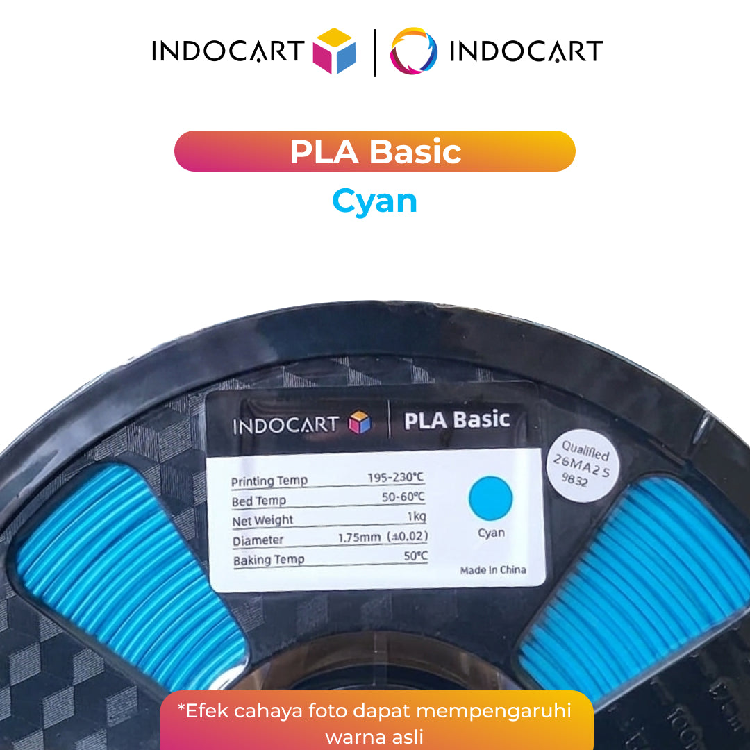 3D Printer Filament IndoCart PLA Basic Easy To Print Filament 1.75mm 1Kg
