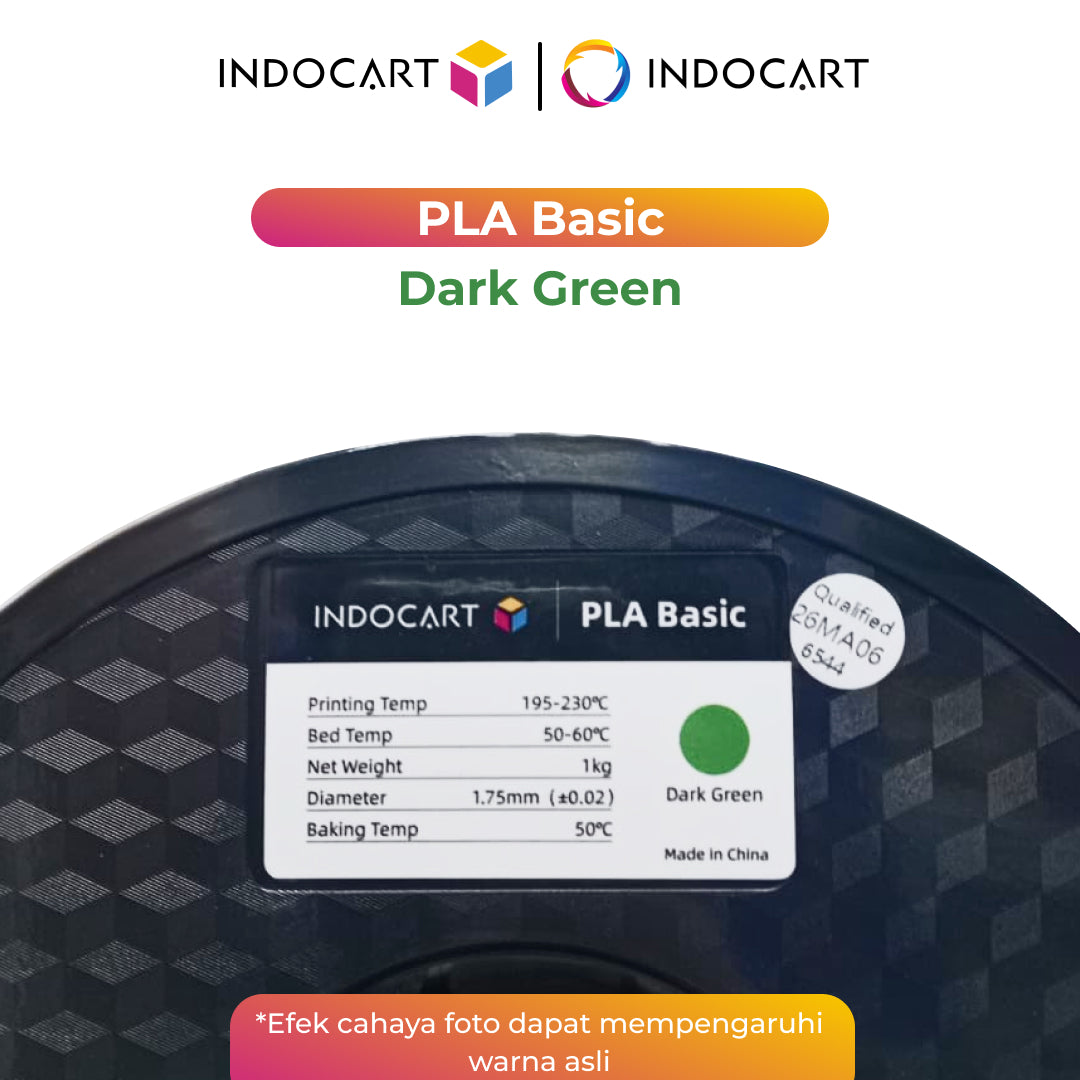 3D Printer Filament IndoCart PLA Basic Easy To Print Filament 1.75mm 1Kg