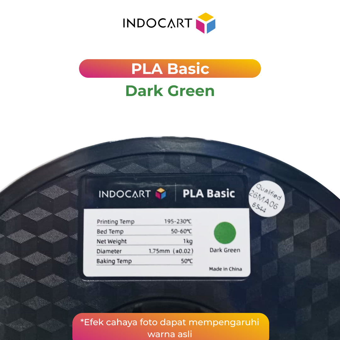 3D Printer Filament IndoCart PLA Basic Easy To Print Filament 1.75mm 1Kg