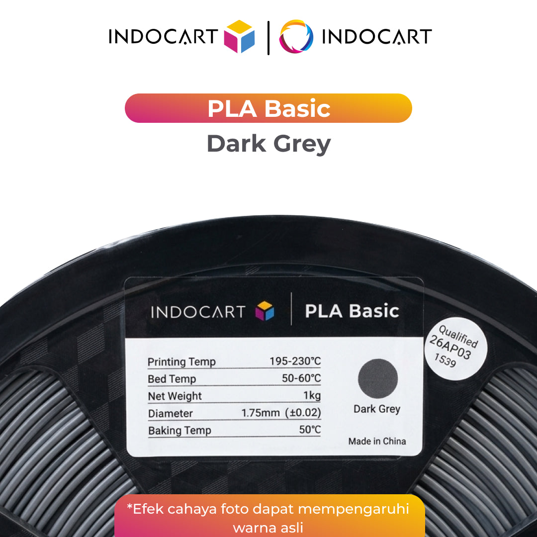 3D Printer Filament IndoCart PLA Basic Easy To Print Filament 1.75mm 1Kg