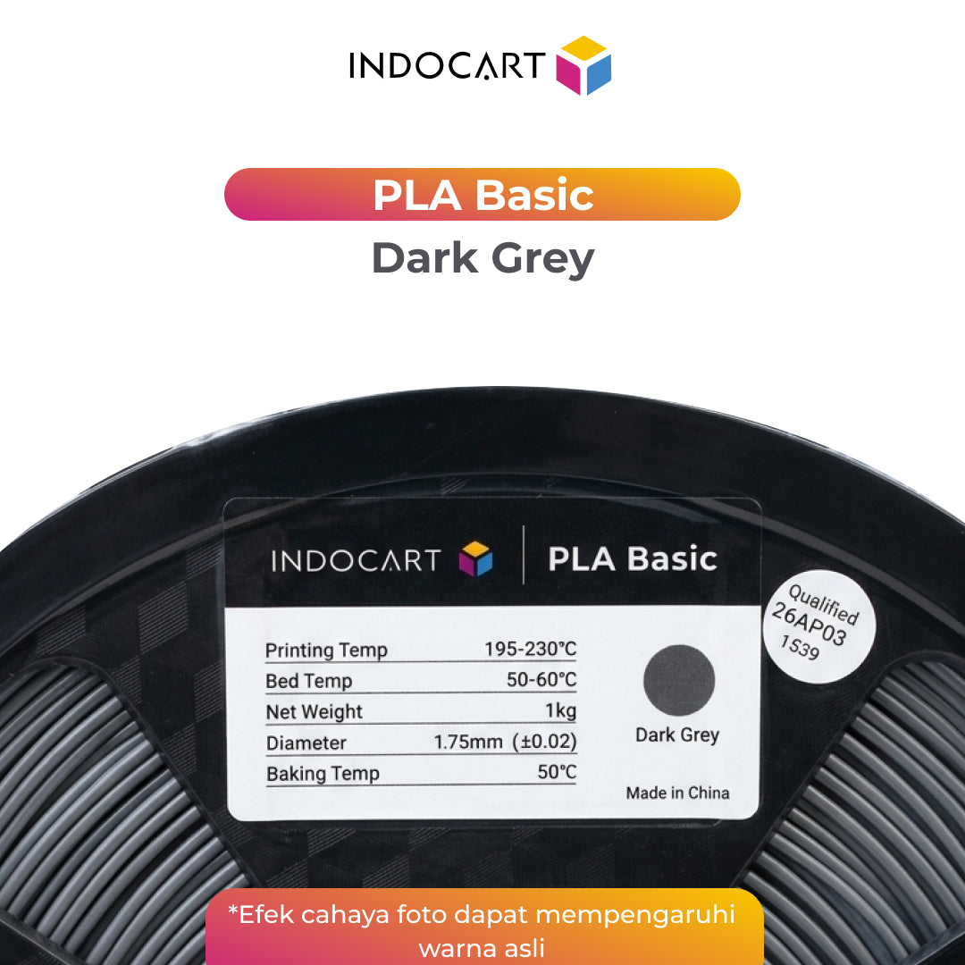3D Printer Filament IndoCart PLA Basic Easy To Print Filament 1.75mm 1Kg