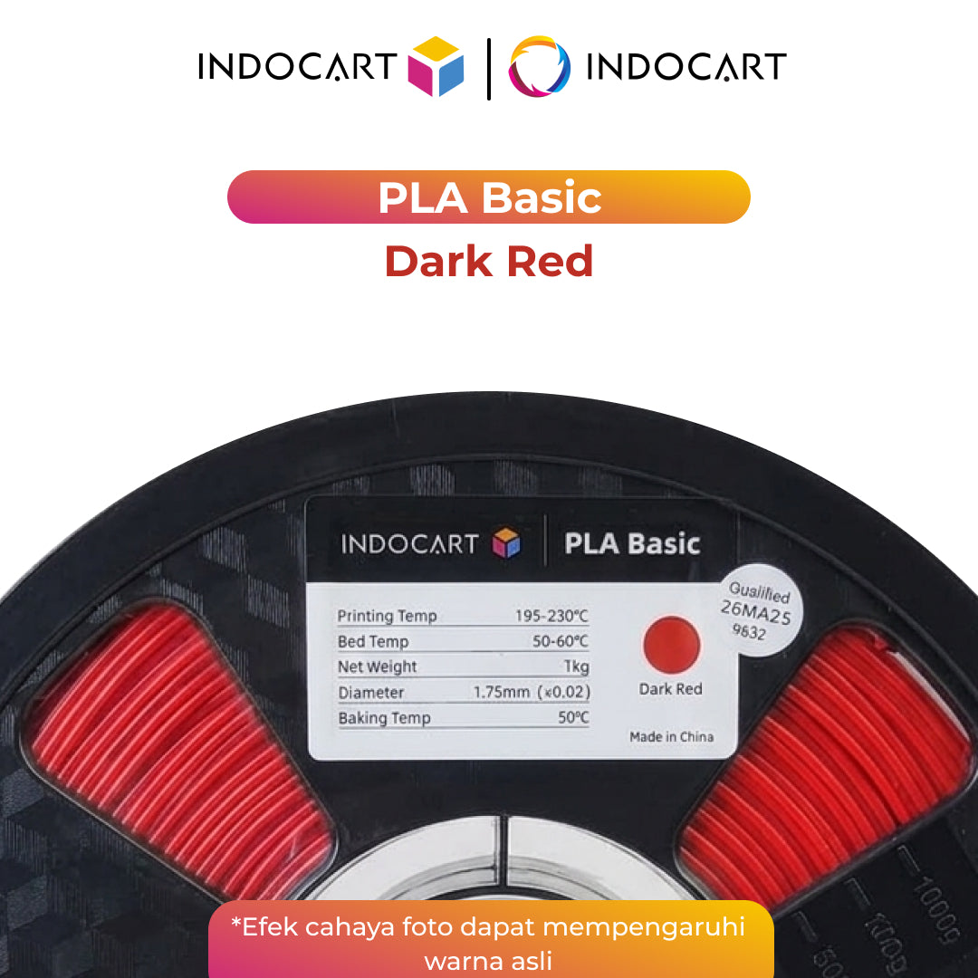 3D Printer Filament IndoCart PLA Basic Easy To Print Filament 1.75mm 1Kg