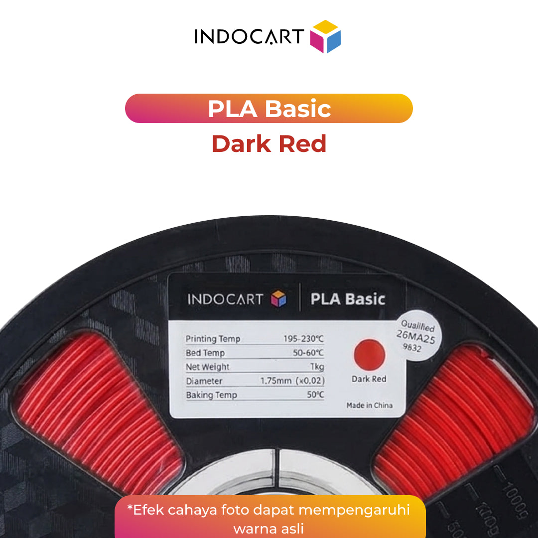 3D Printer Filament IndoCart PLA Basic Easy To Print Filament 1.75mm 1Kg