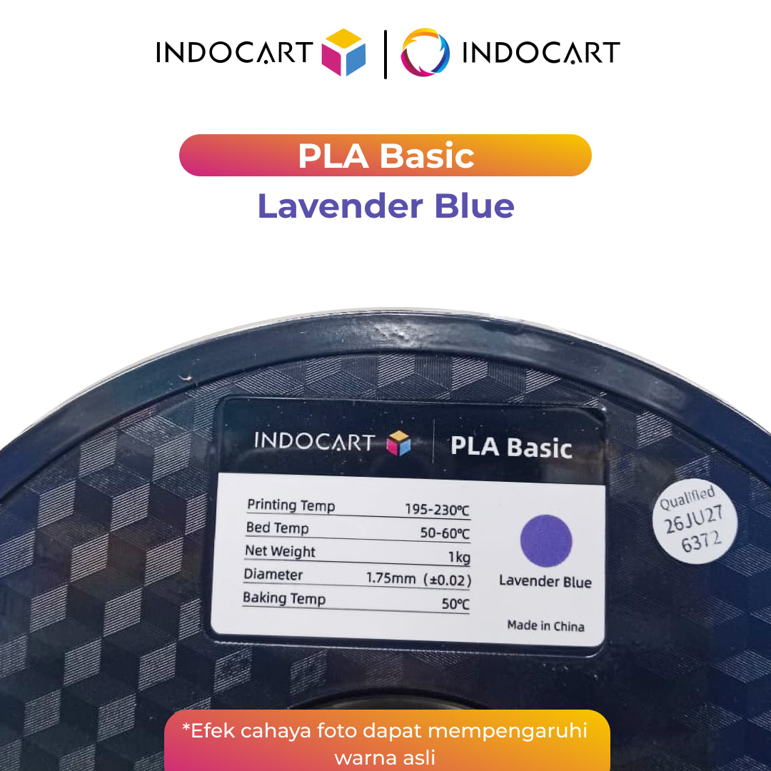3D Printer Filament IndoCart PLA Basic Easy To Print Filament 1.75mm 1Kg