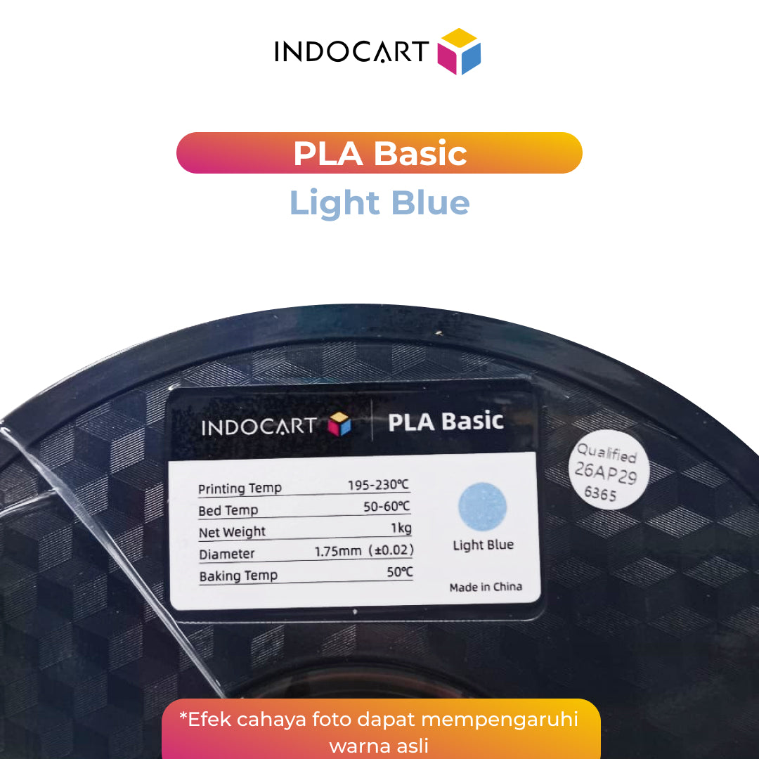 3D Printer Filament IndoCart PLA Basic Easy To Print Filament 1.75mm 1Kg