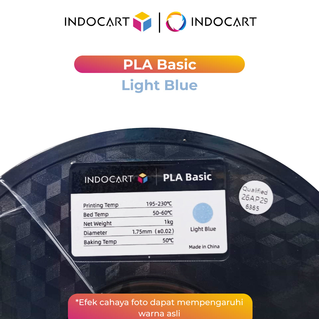3D Printer Filament IndoCart PLA Basic Easy To Print Filament 1.75mm 1Kg