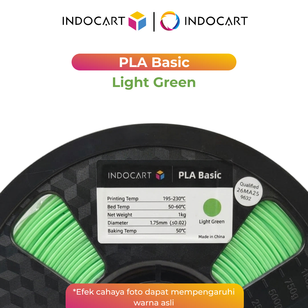 3D Printer Filament IndoCart PLA Basic Easy To Print Filament 1.75mm 1Kg
