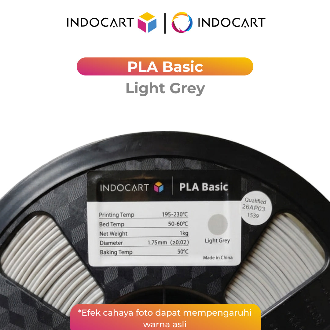 3D Printer Filament IndoCart PLA Basic Easy To Print Filament 1.75mm 1Kg