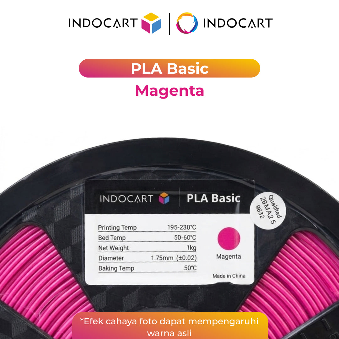 3D Printer Filament IndoCart PLA Basic Easy To Print Filament 1.75mm 1Kg