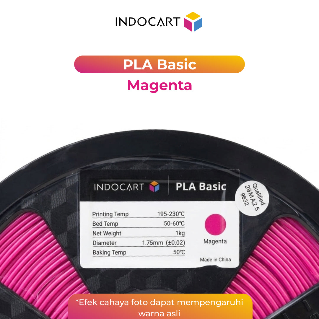 3D Printer Filament IndoCart PLA Basic Easy To Print Filament 1.75mm 1Kg