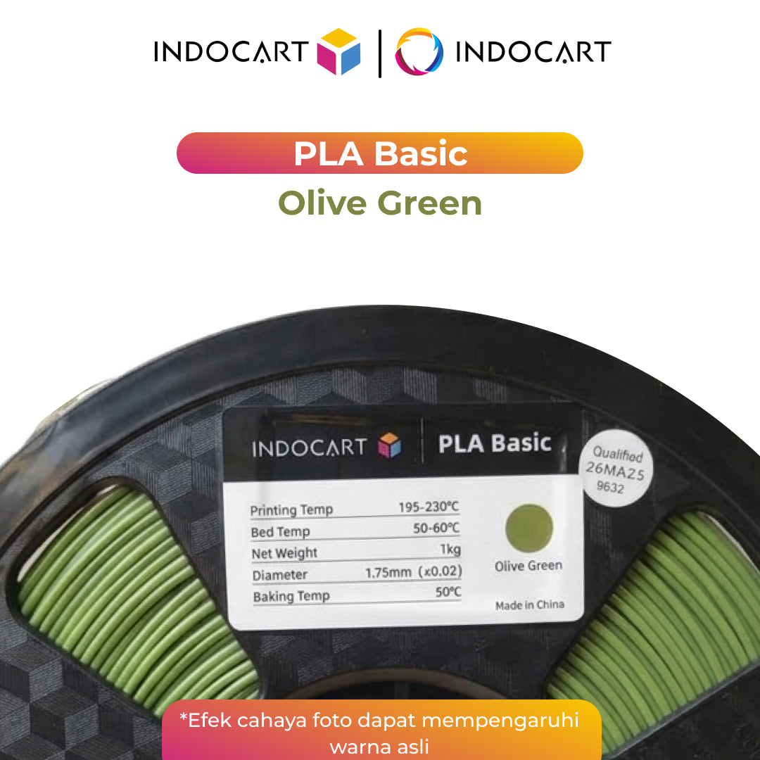 3D Printer Filament IndoCart PLA Basic Easy To Print Filament 1.75mm 1Kg