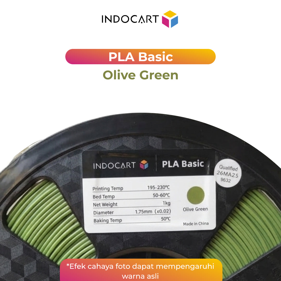 3D Printer Filament IndoCart PLA Basic Easy To Print Filament 1.75mm 1Kg