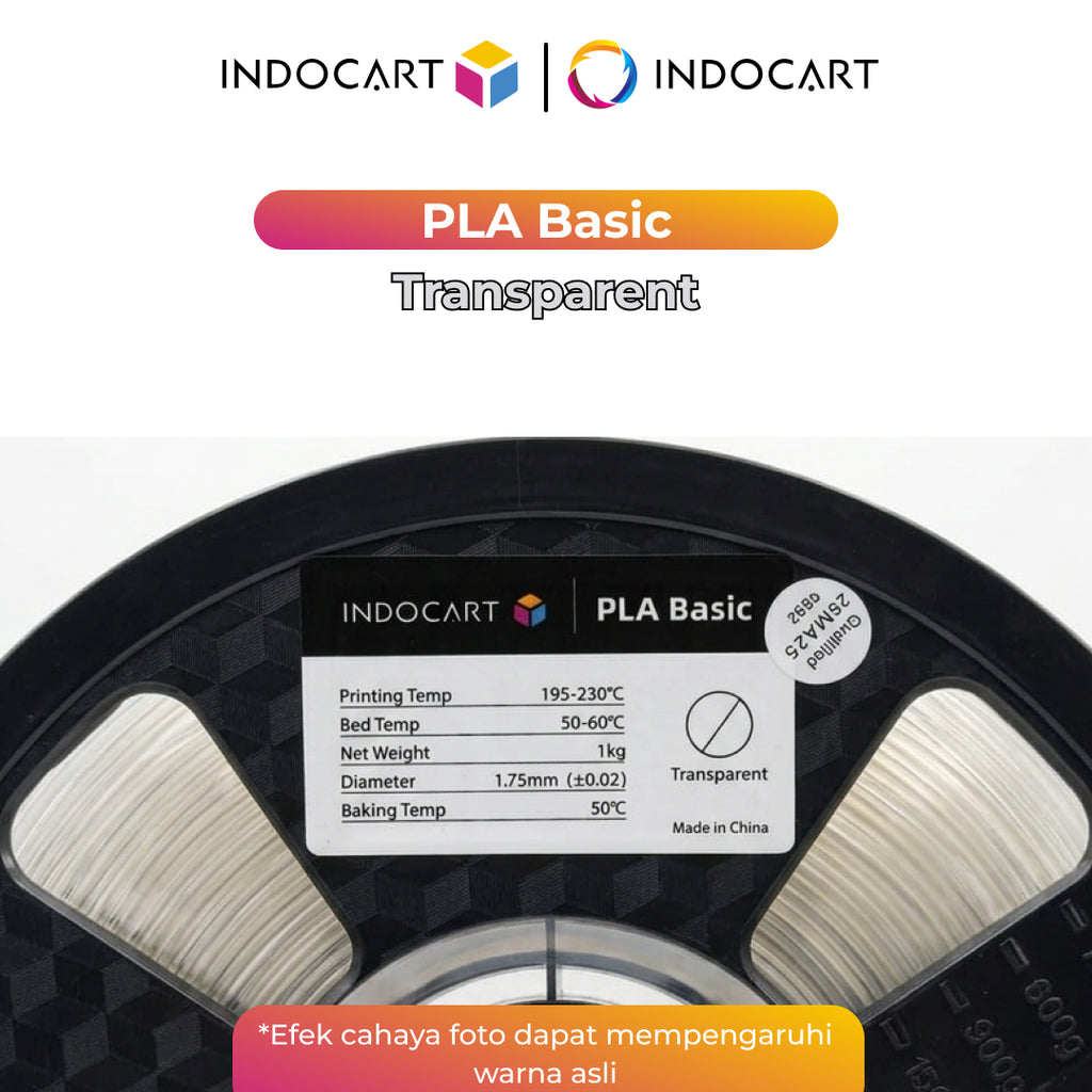 3D Printer Filament IndoCart PLA Basic Easy To Print Filament 1.75mm 1Kg
