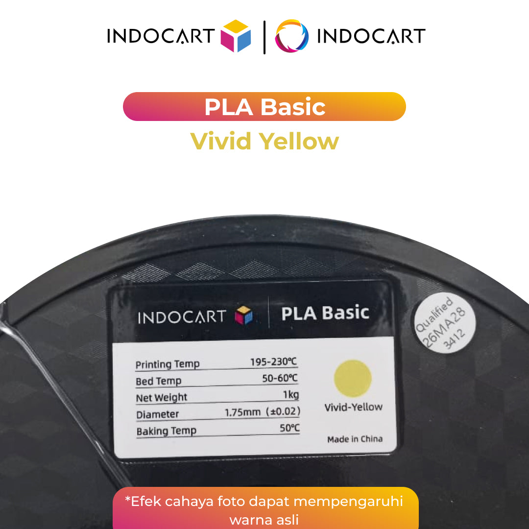 3D Printer Filament IndoCart PLA Basic Easy To Print Filament 1.75mm 1Kg