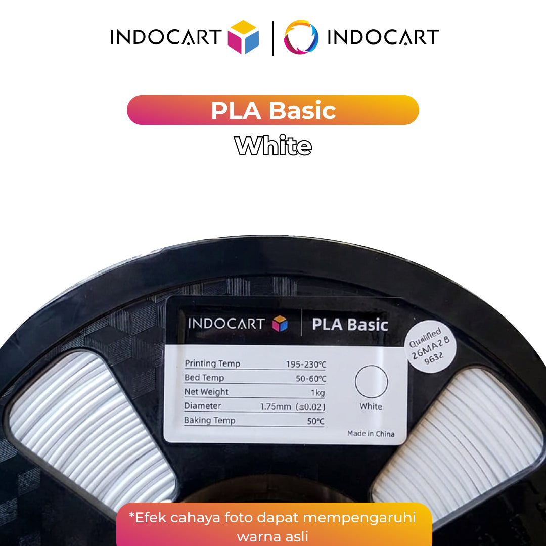 3D Printer Filament IndoCart PLA Basic Easy To Print Filament 1.75mm 1Kg