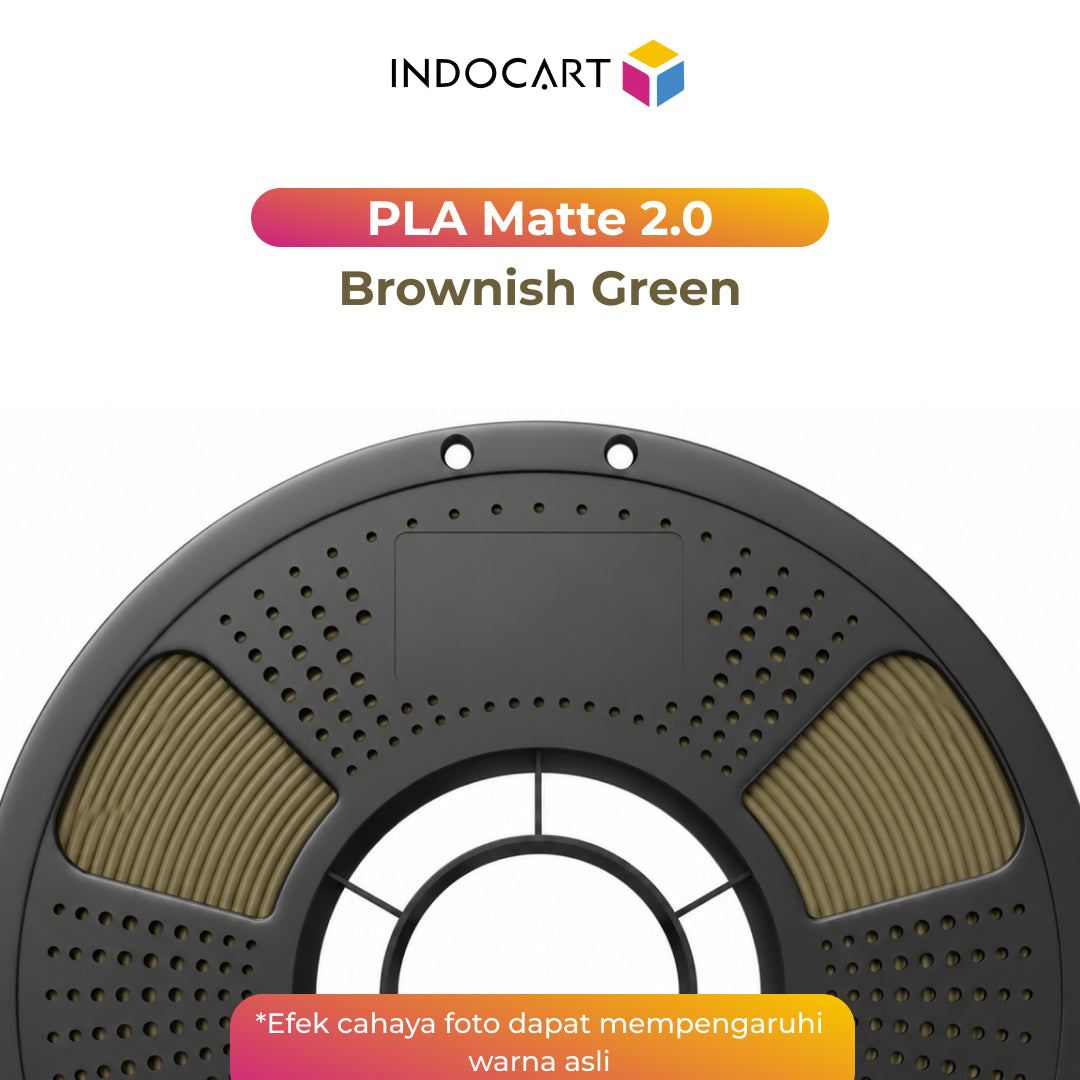 3D Printer Filament IndoCart PLA Matte 2.0 Easy To Print Textured Finished Color 1.75mm 1kg