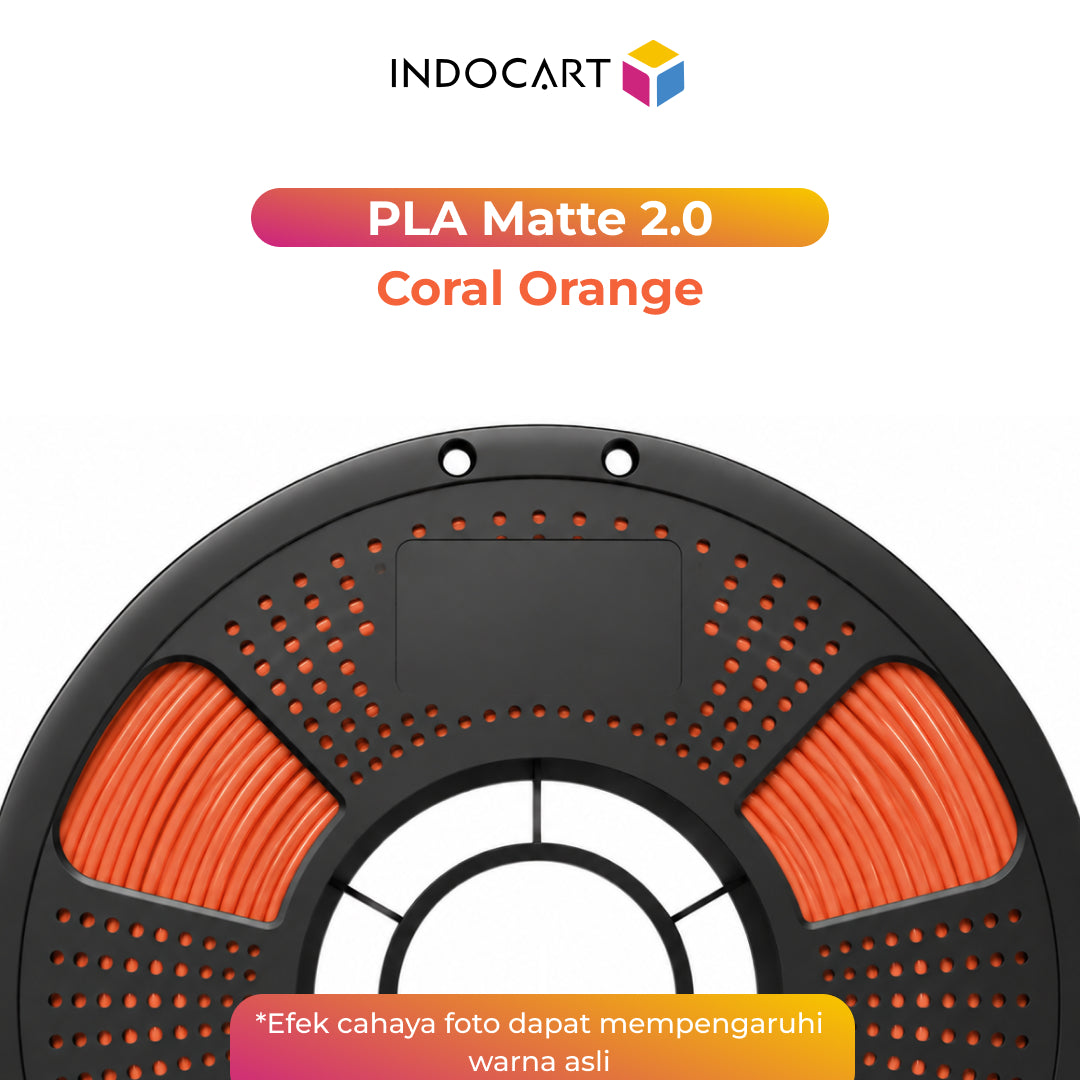 3D Printer Filament IndoCart PLA Matte 2.0 Easy To Print Textured Finished Color 1.75mm 1kg